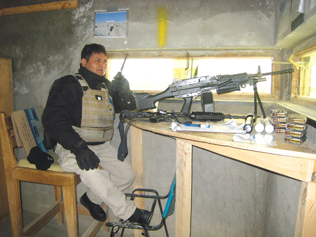SENTRY DUTY: After retiring from the Nepal Army, Dhan Singh Dhami worked in Afghanistan 2004-2015 as a security guard for an American contractor. He wanted to go back to Kabul, but is stuck in Kathmandu (overleaf) even after the ban on Nepalis working in Afghanistan was lifted last month.